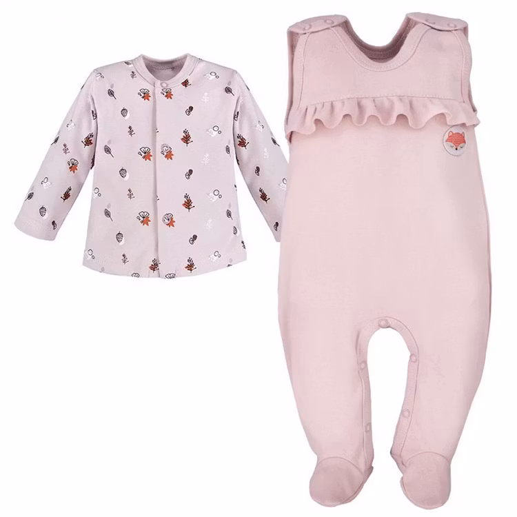 Premium set - Rosa tröja och sparkdräkt med volang från kollektionen Adventure