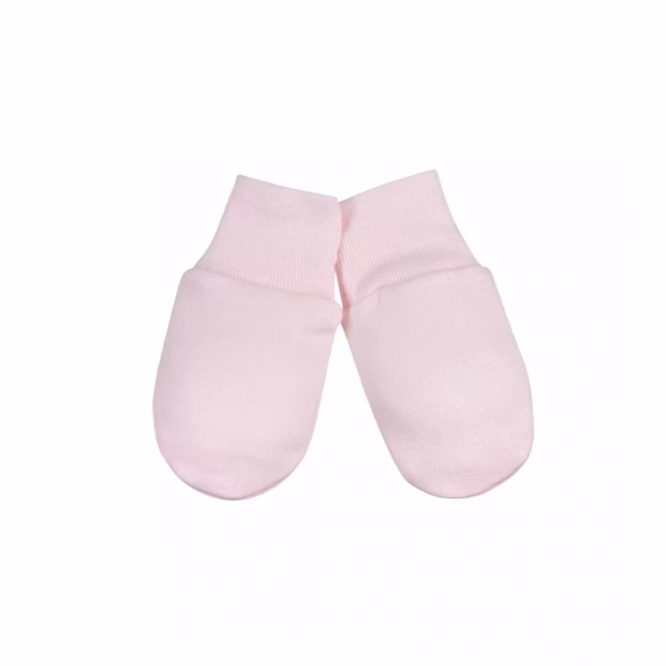 Rosa pastellfärgade vantar från kollektionen Classic Pastel.  Vantarna har mudd vid handleden.