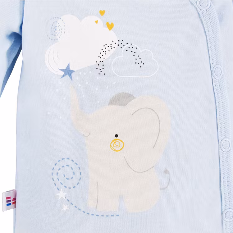 motiv från blå body från kollektionen Baby Mellow