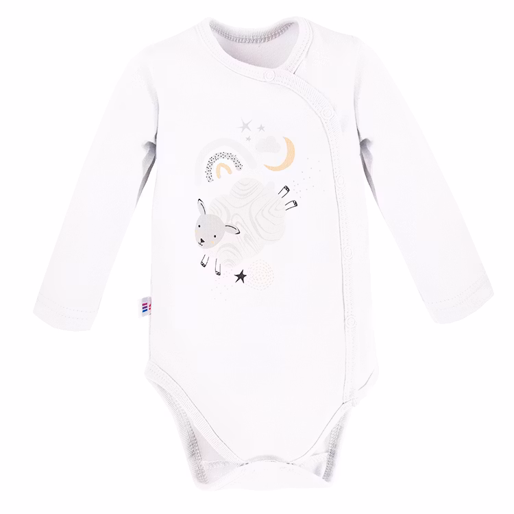 Vit body från kollektionen Baby Mellow