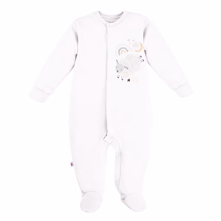 Vit sparkdräkt från kollektionen Baby Mellow