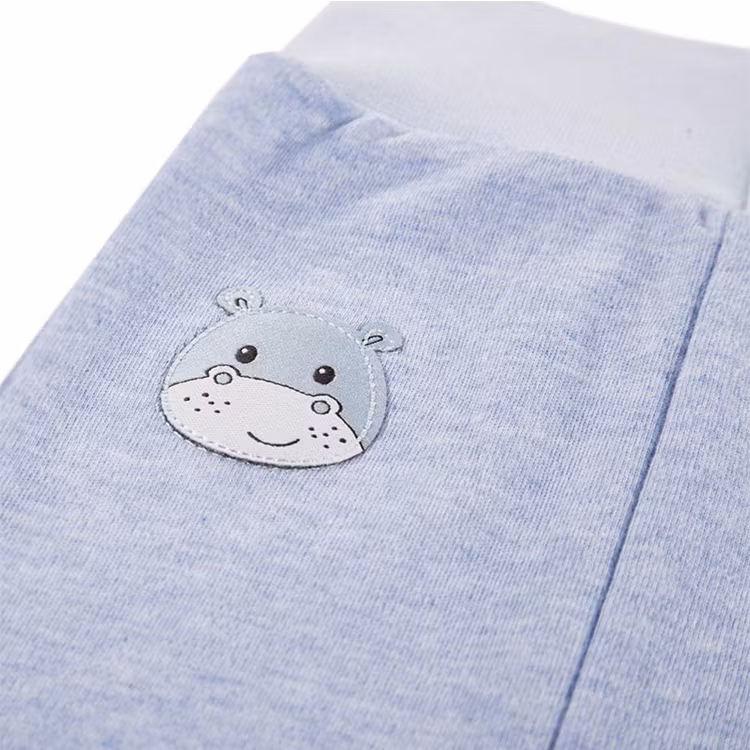 Liggande blå leggings från kollektionen Baby Love