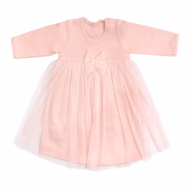 Rosa Bodyklänning med tyll - Princess