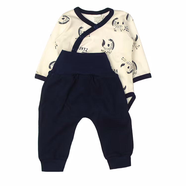 Babyset - Byxor och body med zebror