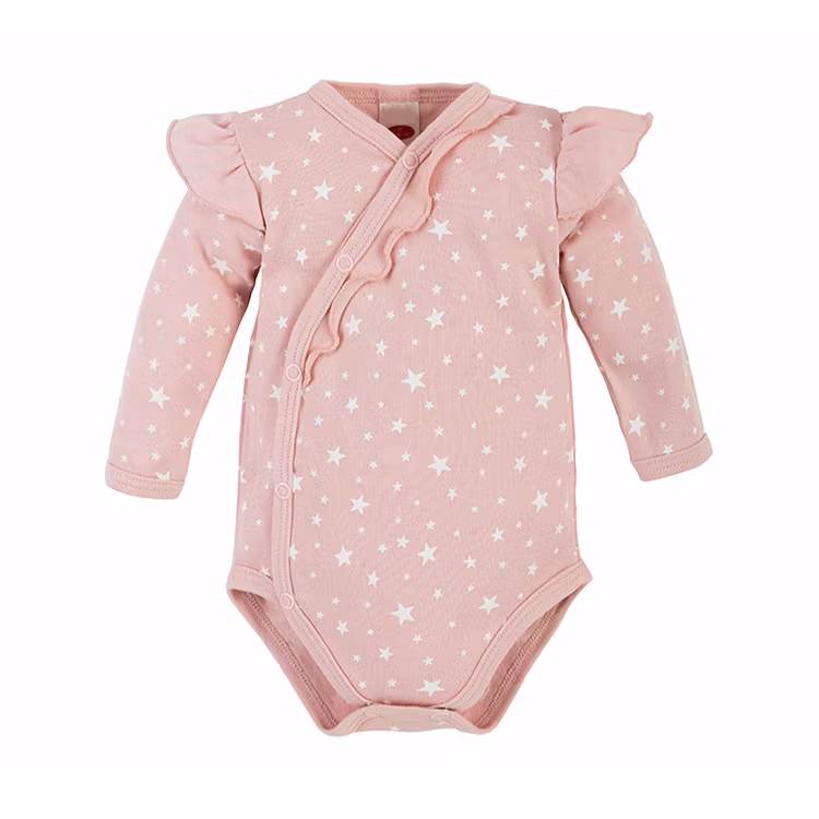 Rosa Body med stjärnor - Baby Stars