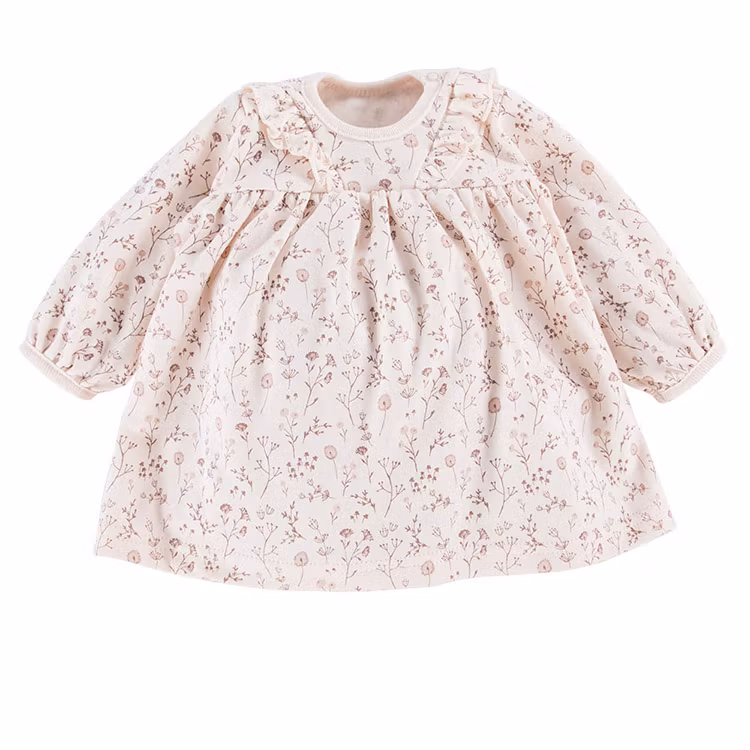 Beige tunika med blommigt mönster - Bloom