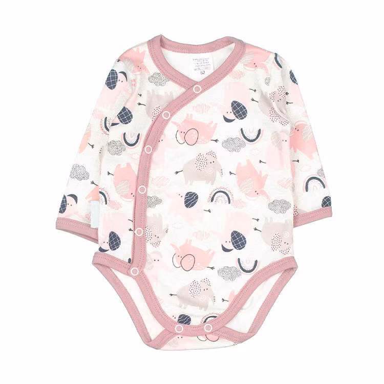 Rosa body med elefanter - Happy Elephants