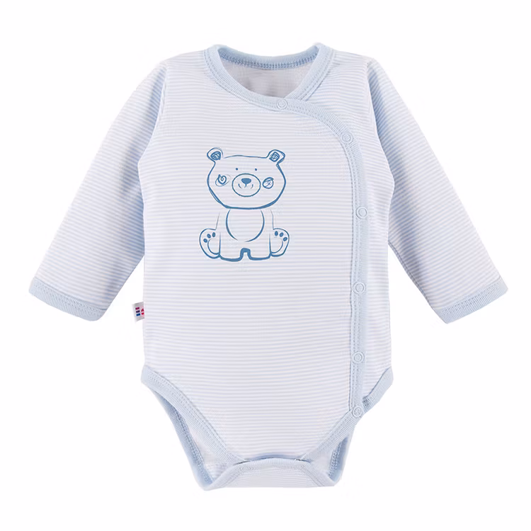Blå body med söt nalle - Big Bear