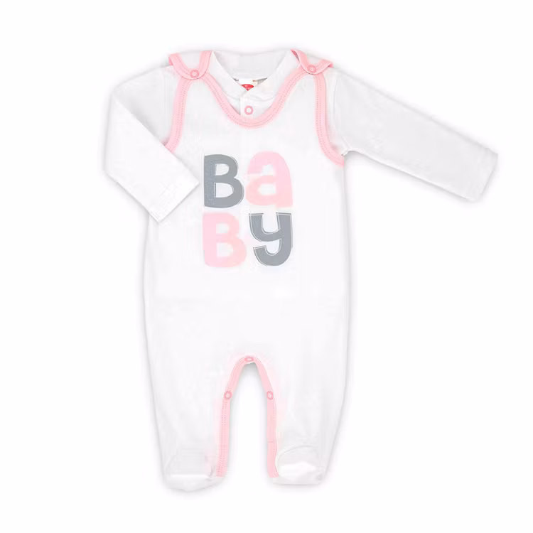 Set - Vit tröja och sparkdräkt  - Baby