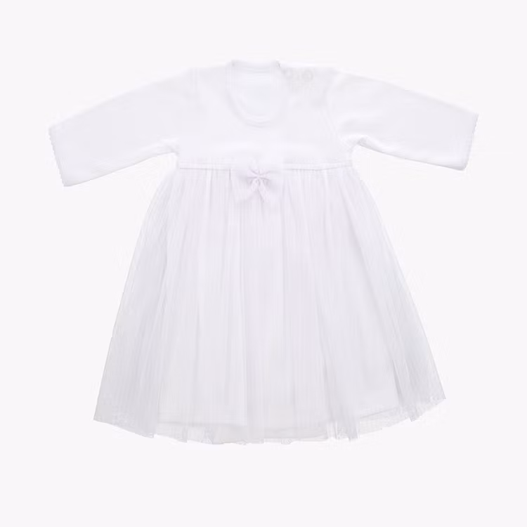 Vit Babyklänning med tyll - Princess