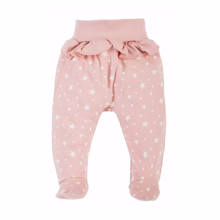 Rosa byxa med stjärnor och volang - Baby Stars