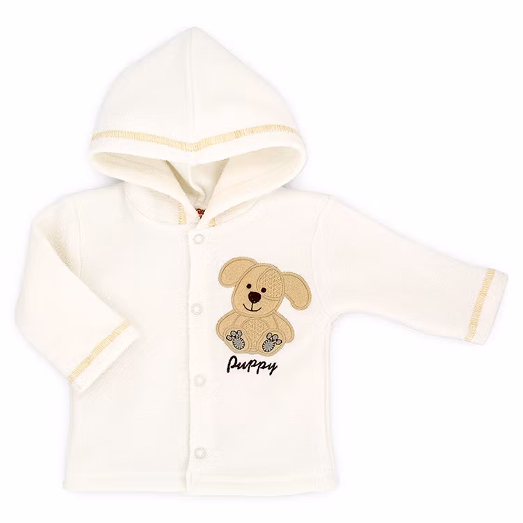 Baby Frotté Luvtröja - Cremevit
