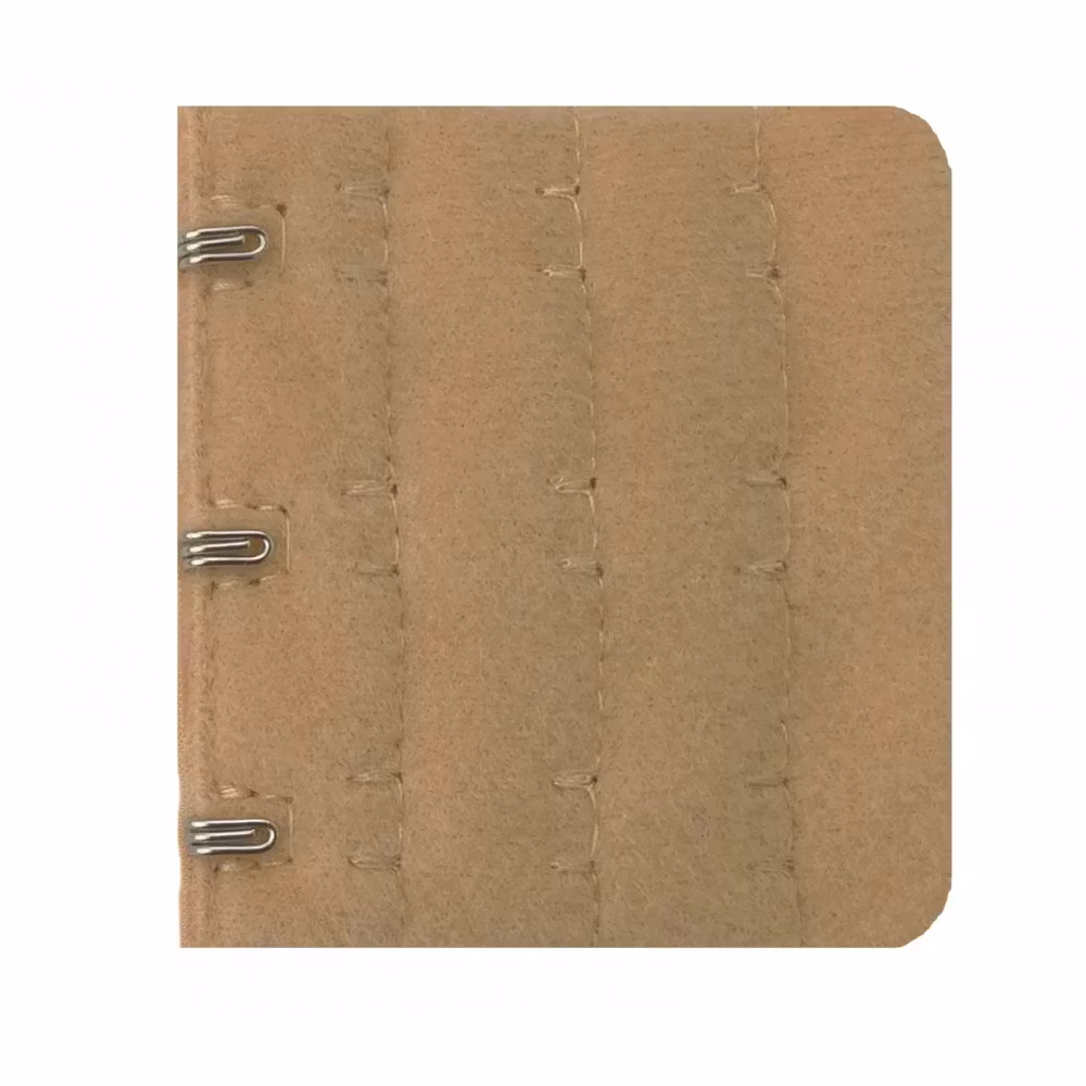 Beige BH-förlängare - 3 hakar / hyskor