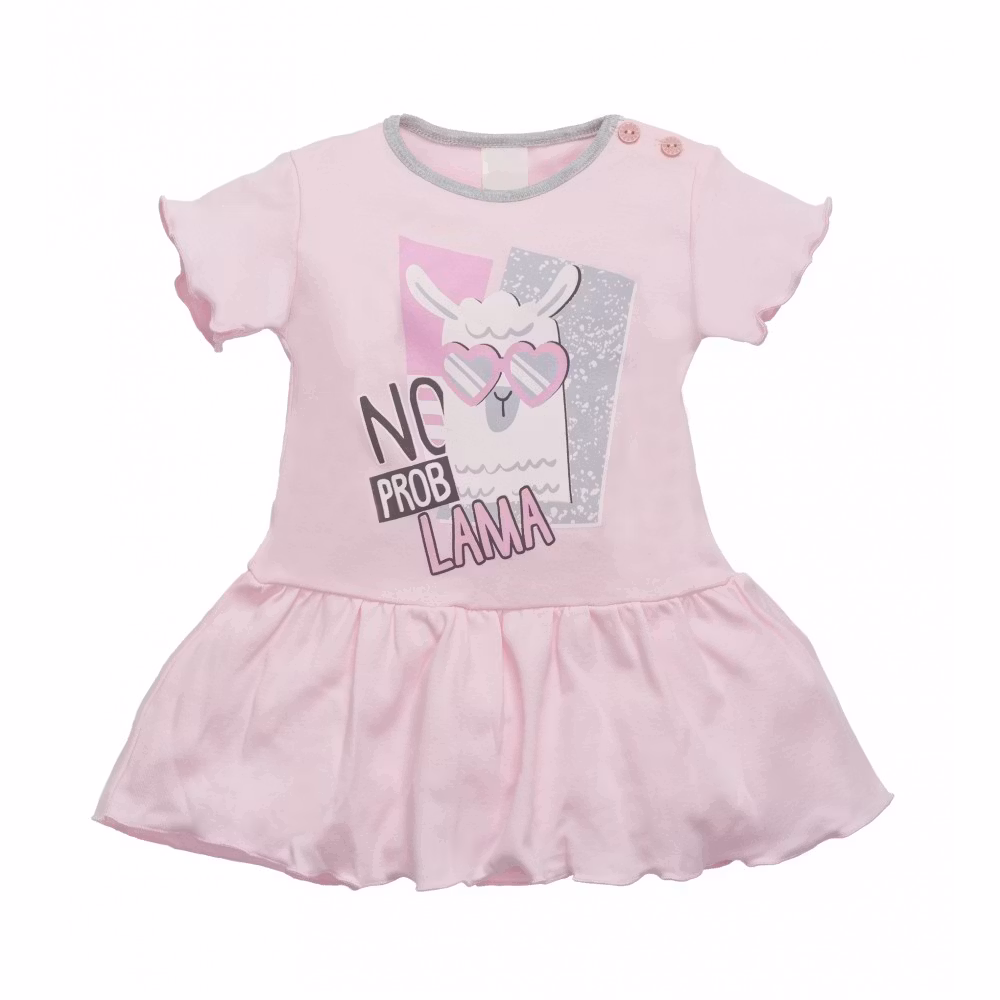 Kortärmad Babyklänning - LAMA