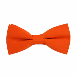 Kostymfluga enkelfärgad orange (för vuxna)