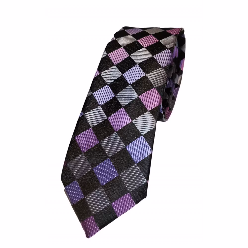 Smal mönstrad slips (för vuxna)