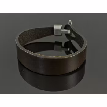 Armband läder brunt