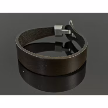 Armband läder brunt