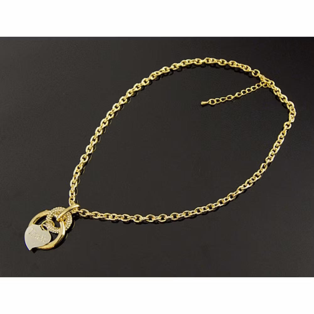 Vackert halsband med ett hjärta