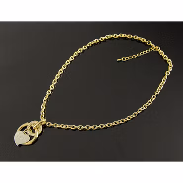 Vackert halsband med ett hjärta