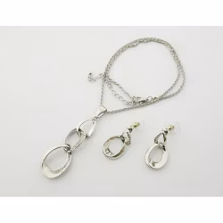 Vackert Set halsband med Örhängen