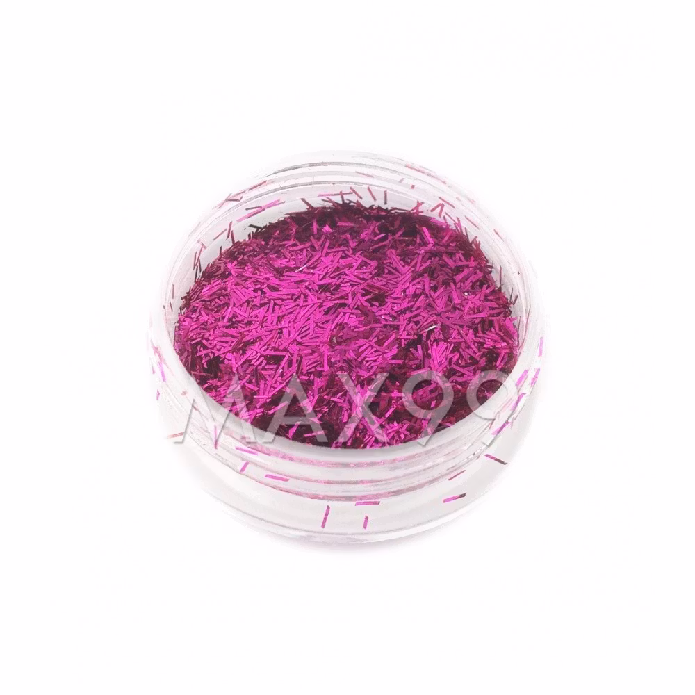 5-pack! Long glitter