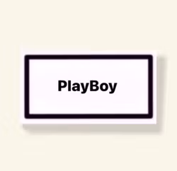 ”PlayBoy” - Klistermärke