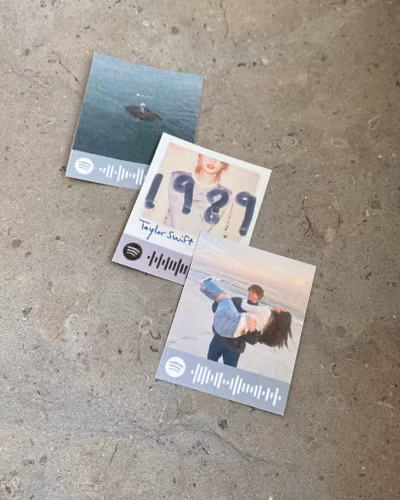 Spotify-kod klistermärke