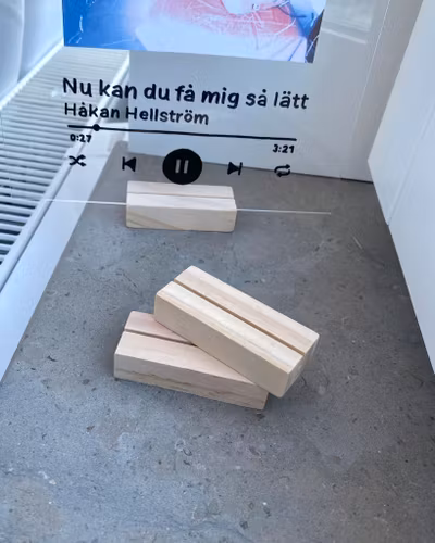 Ställ till Glastavla