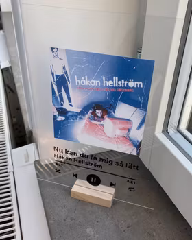 Spotify Glas Tavla