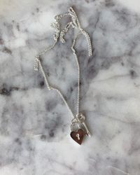 My heart - handgjort silverhalsband