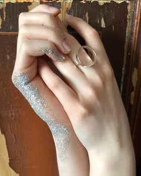 Open Large - handgjord ring i silver