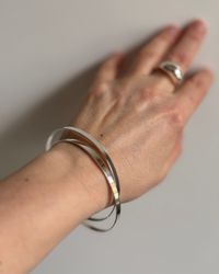 Lovecircle - stelt armband i återvunnet silver