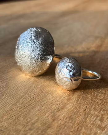Moon  - ring i återvunnet silver