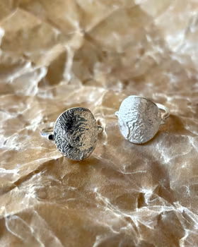 Old Moon - handtillverkad ring i återvunnet silver