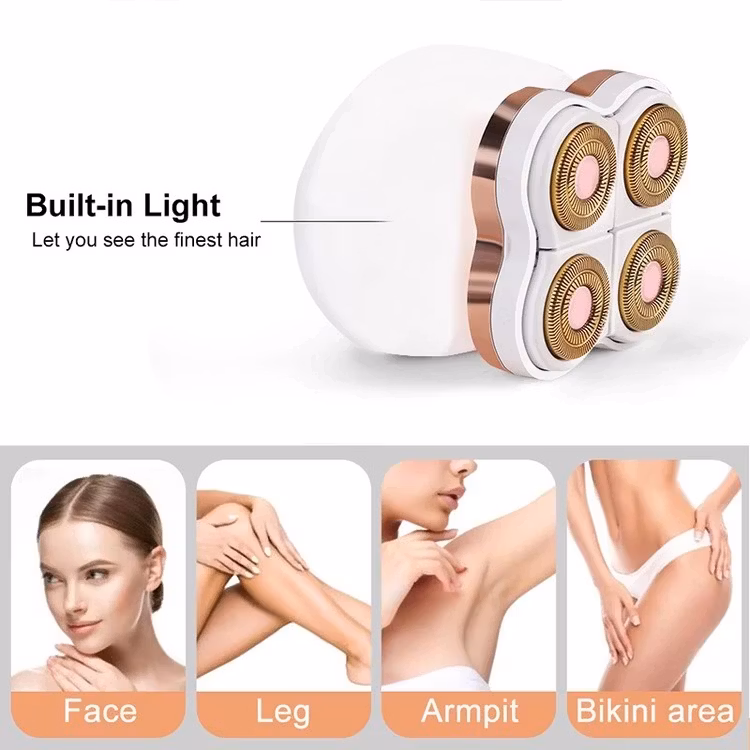 Epilator med LED- lampa