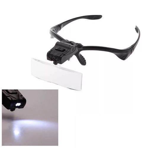 Förstoringsglasögon med LED-belysning