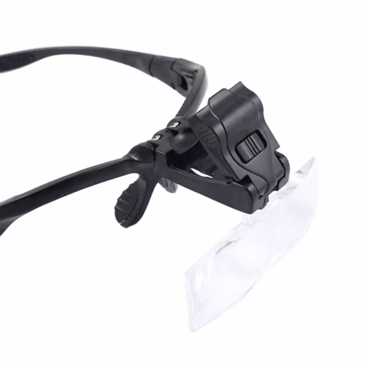 Förstoringsglasögon med LED-belysning