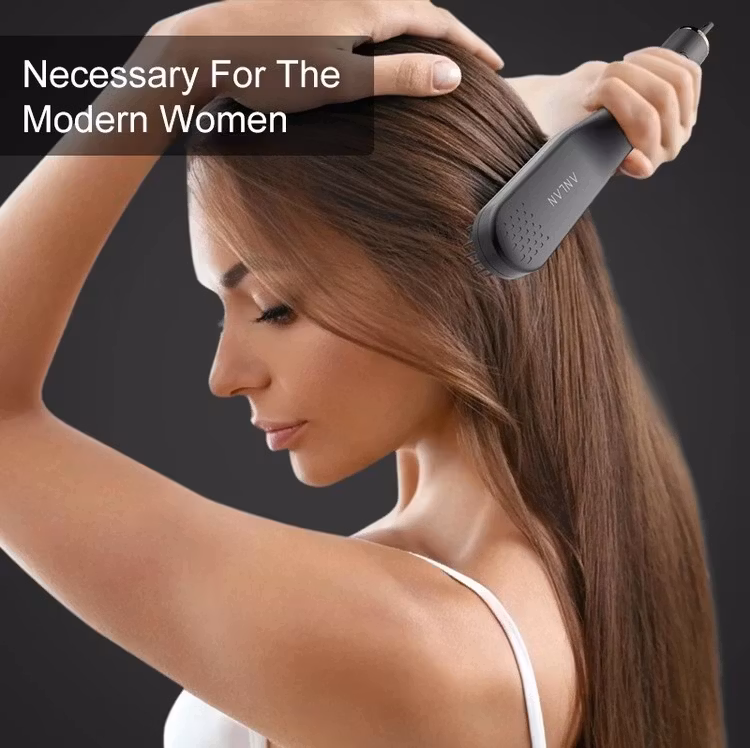 Plattborste för hår och skägg