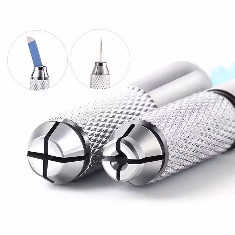 Dubbelsidigt skaft Kristall - Vit