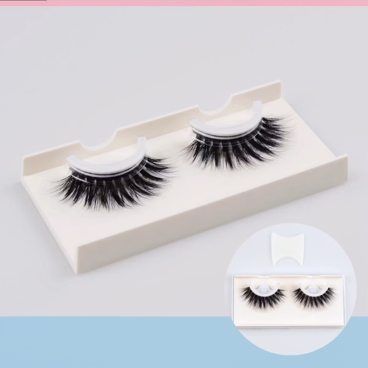 Återanvändbara självhäftande ögonfransar - 215