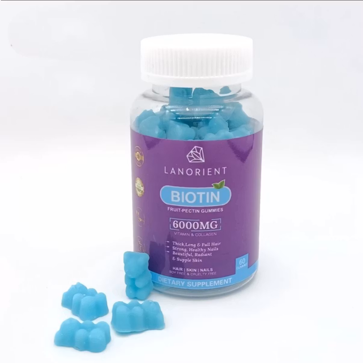Biotin Gummies för Hår