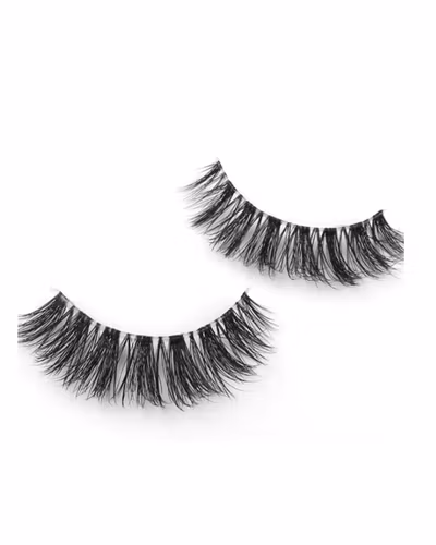 3D Mink Lösögonfransar med osynlig band (24)