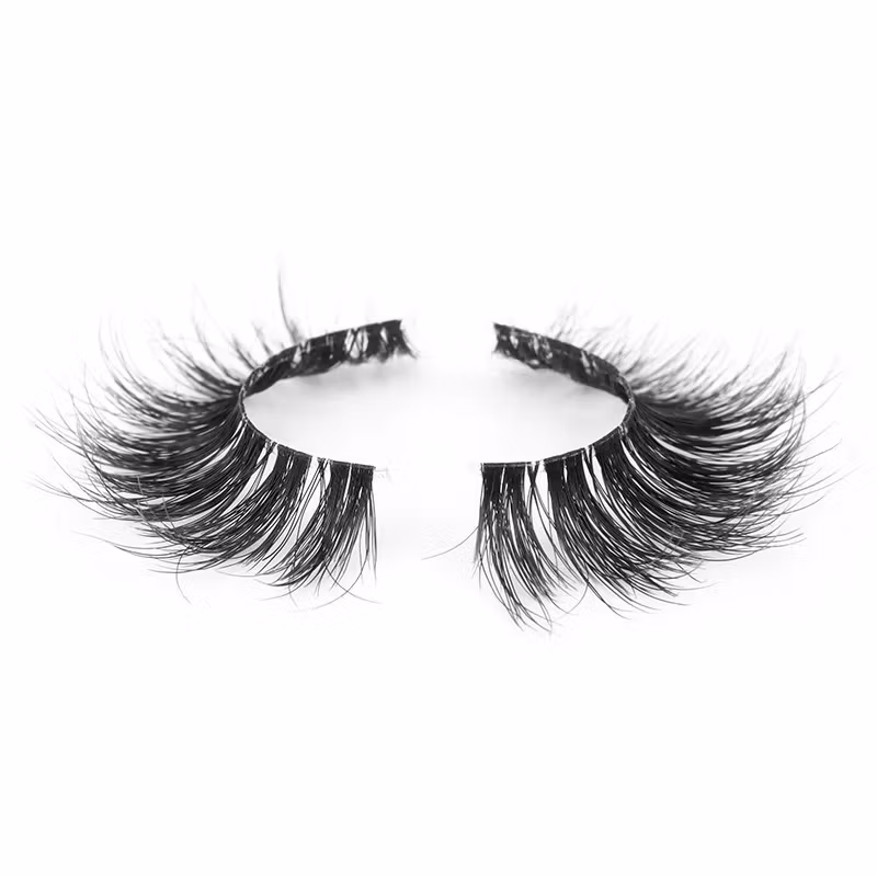 3D Mink Lösögonfransar med osynlig band (18)