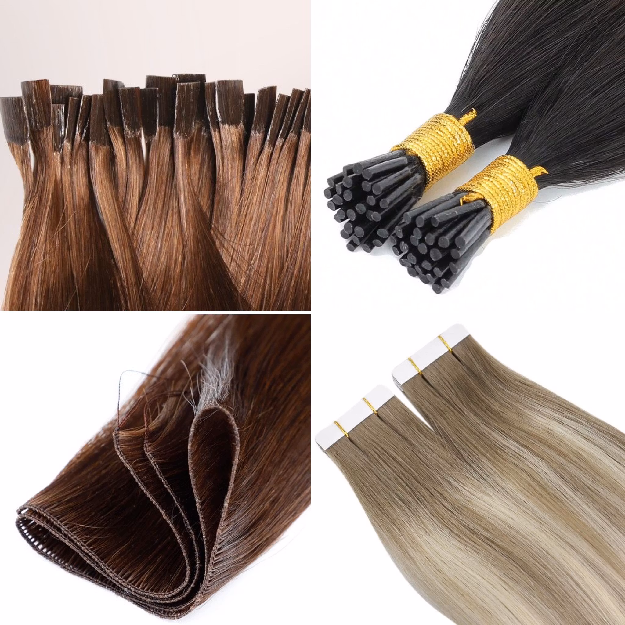 Hårextensions Artis Kombo 4 Metoder