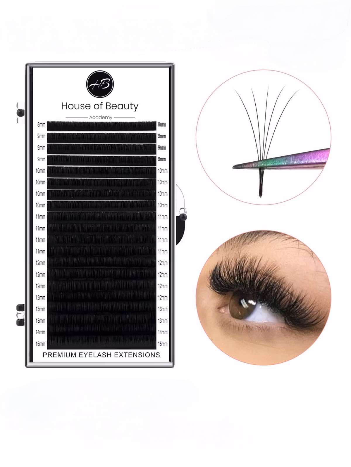 Mix Volymfransar D-böj 0.07