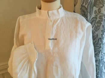 Linskjorte til Vestfoldbunad