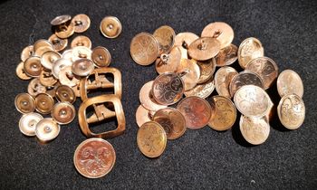 Bronsjeknapper Østerdalsbunad herre