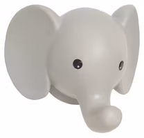 Jabadabado Vägglampa Grå Elefant - Barnlampa med Fjärrkontroll