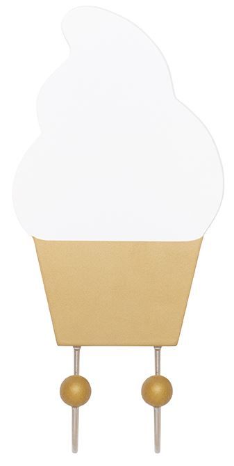 Jabadabado Krok Glass - Hängare till Barn Guld Vit